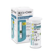 Tiras Medidor Glicemia Accu Check Active 10 Unidades - Accu-chek