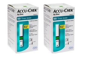 Tiras Medidor Glicemia Accu Check Active 100 Unidades - Accu-chek