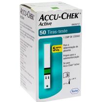 Tiras Medidor Glicemia Accu Check Active 50 Unidades