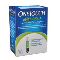 Tiras One Touch Select Plus 25 Unidades
