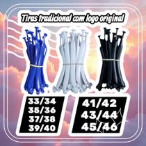 Tiras para chinelo top kit 2 pares correia para sandália com logomarca top Tiras para chinelo top kit 2 pares correia para sandália com logomarca top