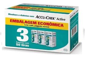 Tiras para Controle de Glicemia Accu-Chek Active com 150un - ACCU CHEK Active