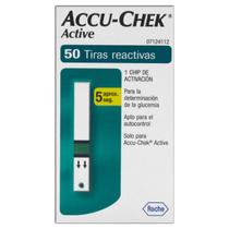 Tiras Para Controle de Glicemia Accu-Chek Active com 50 Unidades
