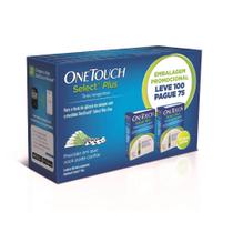 Tiras para Controle de Glicemia One Touch Select Plus Leve 100 Pague 75