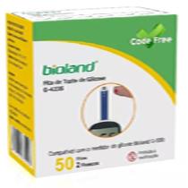 Tiras Para Medição De Glicemia Glicose G423s Bioland Cx c/50 Tiras Para Medição De Glicemia Glicose G423s Bioland Cx c/50
