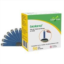 Tiras Para Medir Glicemia Glicose G423s Com 50 Unid Bioland Tiras Para Medir Glicemia Glicose G423s Com 50 Unid Bioland