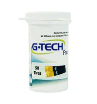 Tiras para Medir Glicose G-Tech Free - Frasco com 50 Tiras.