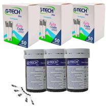 Tiras Reagentes Fita Medir Glicose Glicemia Gtech 150 Unid