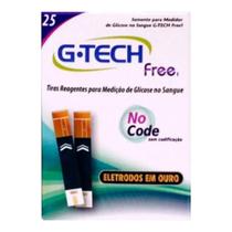 Tiras Reagentes G-Tech Free Com 25 Unidades Ref:125