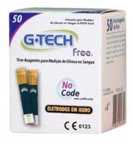 Tiras Reagentes G-Tech Modelo Free com 50 Unidades