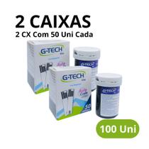 Tiras Reagentes Gtech VITA para Medição de Glicose e Glicemia