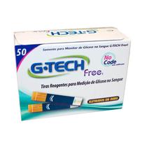 Tiras Reagentes Medição de Glicose G-Tech Free 1 c/ 50 Un.