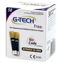 Tiras Reagentes Medição de Glicose G-Tech Free 50Un - G-Tech