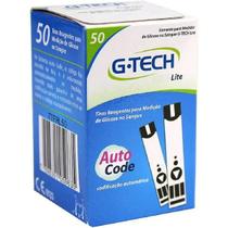 Tiras Reagentes Medição de Glicose G-Tech Lite 50Un - G-Tech