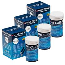 Tiras Reagentes Medidor Glicemia Diabetes On Call Plus II com 150 Unidades Tiras Reagentes Medidor Glicemia Diabetes On Call Plus II com 150 Unidades