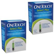 Tiras Reagentes Medidor Glicemia Diabetes One Touch Select Plus com 100 Unidades