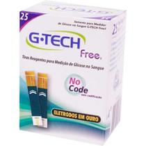 Tiras Reagentes Medidor Glicemia G-Tech Free1 25 Unidades Tiras Reagentes Medidor Glicemia G-Tech Free1 25 Unidades