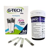 Tiras Reagentes Medir Glicose G Tech Vita - 50 unidades