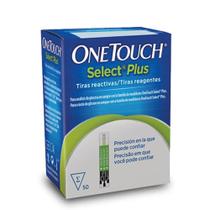 Tiras Reagentes One Touch Select Plus - 50 Tiras - Johnson johnson
