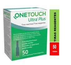Tiras Reagentes One Touch ULTRA Plus caixa com 50 unidades
