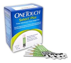 Tiras Reagentes Onetouch Select Plus 50 Un Original Branco