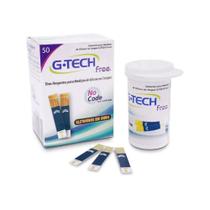 Tiras Reagentes Para Medição de Glicose Free - 50 unidades - G-TECH