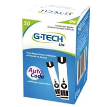 Tiras Reagentes Para Medir Glicose G-tech Com 50 unidades