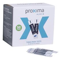 Tiras Reagentes Proxima Alive Com 50 Unidades Cor Preto