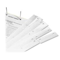 Tiras Reforçadoras Transparentes com 2 Furos Label Tabbies 58392 - 500 unidades