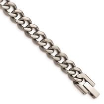 Titânio Polido 7.5mm 8.5in Curb Chain