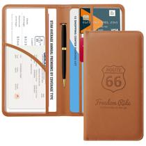 Titular de registro e seguro de carro Cobak PU Leather 24x13cm Titular de registro e seguro de carro Cobak PU Leather 24x13cm