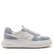 Título: Tênis Feminino Casual Democrata 616101 Azul/Branco Título: Tênis Feminino Casual Democrata 616101 Azul/Branco