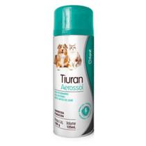 Tiuran Aerossol Spray 125ml Sarnas Fungos Indicado Cães E Gatos