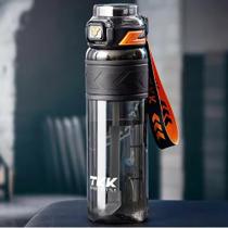 TKK garrafa 600ml canudo removível, tampa flip,Tritan sem BPA, academia, escola e ar livre