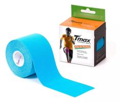 Tmax Fita Adesiva 5cm x 5m Bandagem Elástica Funcional - Azul