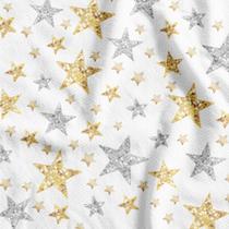 TNT Estampado 1,40M 40G Estrela Brilho, Rolo com 25 Metros TNT Estampado 1,40M 40G Estrela Brilho, Rolo com 25 Metros