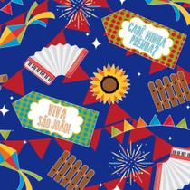 TNT Estampado 1,40M 40G Festa NO Arraia Azul TNT Estampado 1,40M 40G Festa NO Arraia Azul