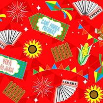 TNT Estampado 1,40M 40G Festa NO Arraia Vermelho TNT Estampado 1,40M 40G Festa NO Arraia Vermelho