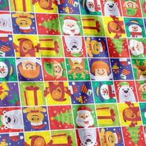 TNT Estampado 1,40M 40G Natal Colorido