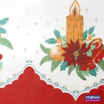TNT Estampado 1,40M 40G Natal Vela com Sino RL-25MTS TNT Estampado 1,40M 40G Natal Vela com Sino RL-25MTS