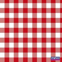 TNT Estampado 1,40M 40G Xadrez Vermelho (7898957993932)