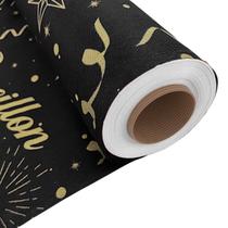 Tnt Estampado 5 Metros - Tema Festa de Ano Novo