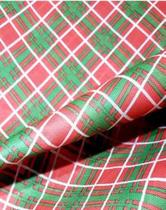 TNT Estampado de Natal Xadrez - 5 MT