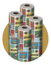 Tnt Estampado Decoração 5 Metros X 1,40m Festa Junina