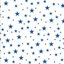 Tnt estampado estrelas azul 1,40 m x 25 m