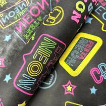 Tnt Estampado - Fluor Balada Neon Preto