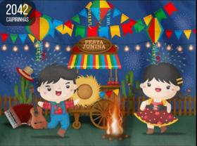 TNT Estampado Junino Painel Caipirinhas