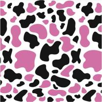 Tnt estampado manchas preta / rosa 1,40 m x 25 m Tnt estampado manchas preta / rosa 1,40 m x 25 m