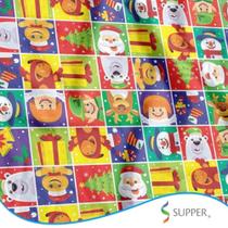TNT Estampado Natal Colorido - 5 MT TNT Estampado Natal Colorido - 5 MT