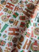 TNT Estampado Natal Ho Ho Ho Pet - 5 MT